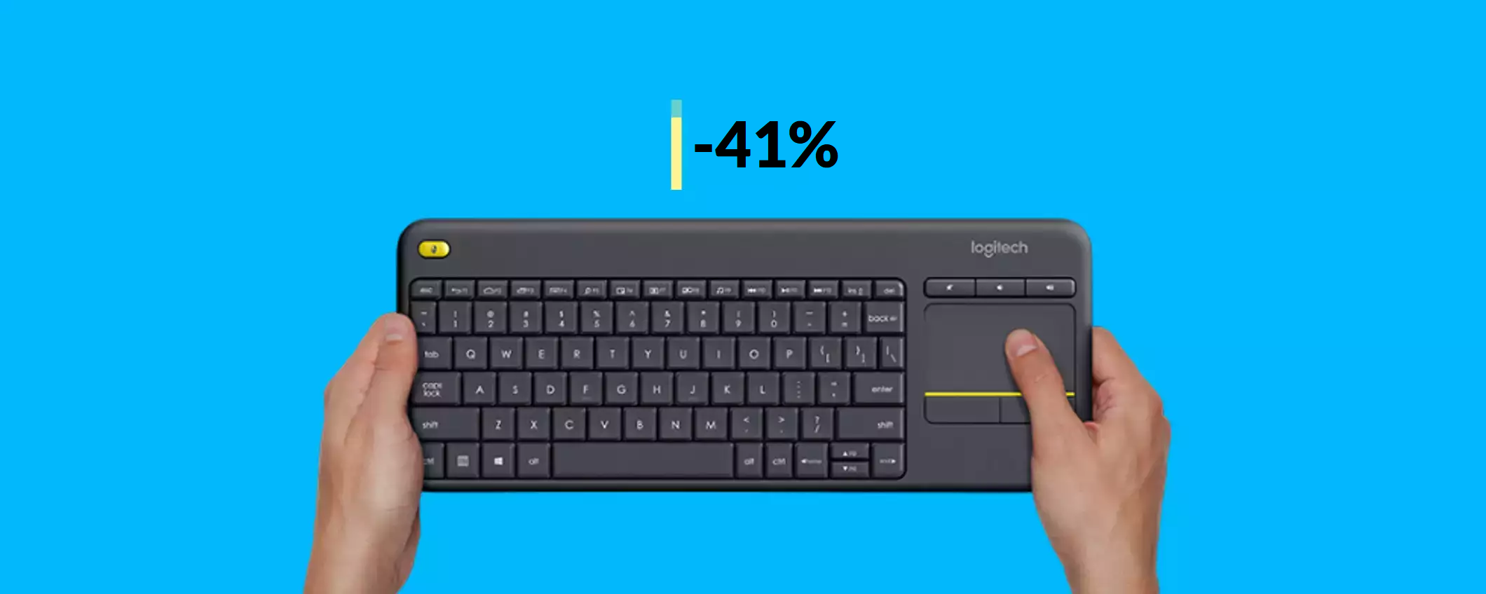 Questa tastiera wireless funziona con PC, TV e tanto altro: solo 34€ Questa tastiera wireless funziona con PC, TV e tanto altro: solo 34€