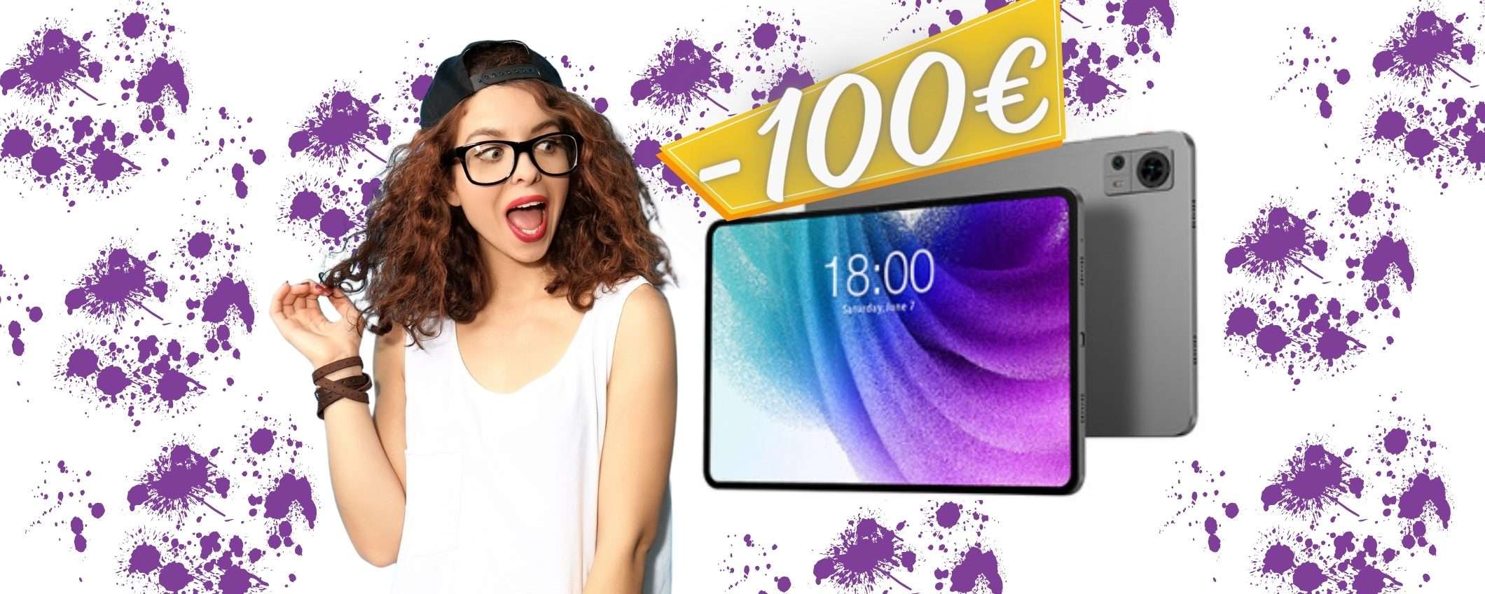 TECLAST T60: tablet da 12 pollici con 256GB di memoria a 100€ in MENO