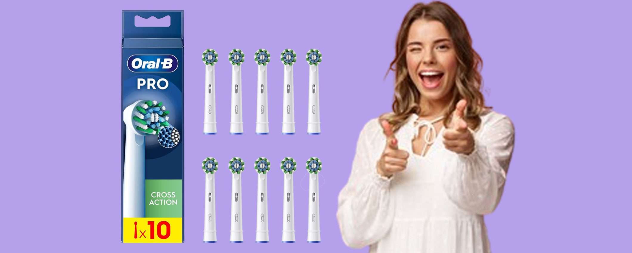 Testine Oral-B Cross Action (10pz): risparmia il 33% su Amazon! Testine Oral-B Cross Action (10pz): risparmia il 33% su Amazon!