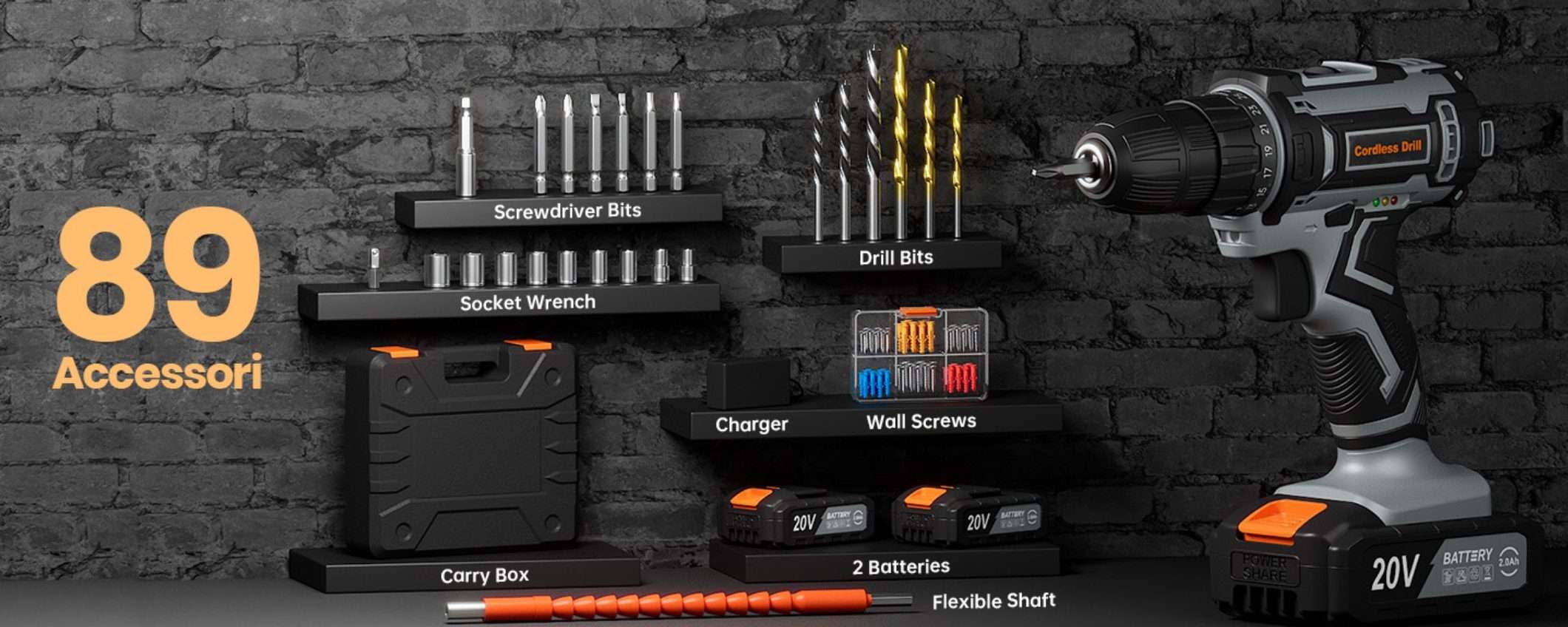 Leroy Merlin STRONCATO da Amazon: trapano, 2 batterie e 89 accessori a 35€ Leroy Merlin STRONCATO da Amazon: trapano, 2 batterie e 89 accessori a 35€