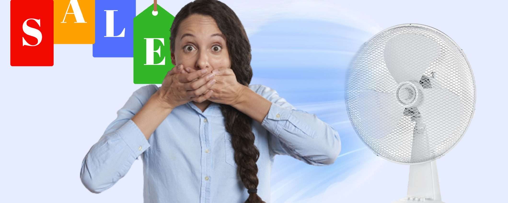 Ventilatore da tavolo a 3 velocità, potente e silenzioso: sconto del 38% Ventilatore da tavolo a 3 velocità, potente e silenzioso: sconto del 38%