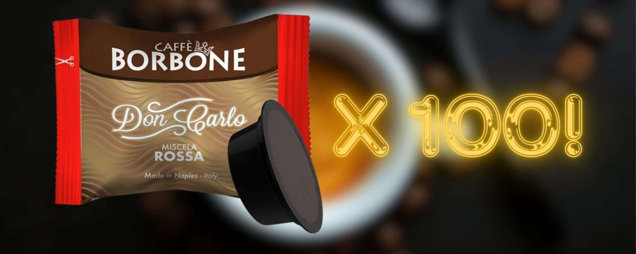 Caffè Borbone Miscela Rossa: 100 capsule per Lavazza A Modo Mio a soli 19€ Caffè Borbone Miscela Rossa: 100 capsule per Lavazza A Modo Mio a soli 19€