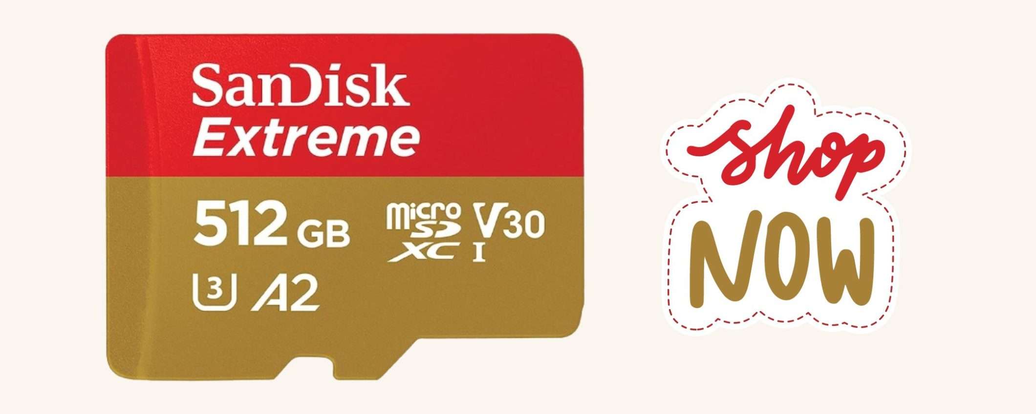 MicroSD SanDisk Extreme PRO da 512GB + adattatore SD e RescuePRO Deluxe scontati del 40% su Amazon MicroSD SanDisk Extreme PRO da 512GB + adattatore SD e RescuePRO Deluxe scontati del 40% su Amazon