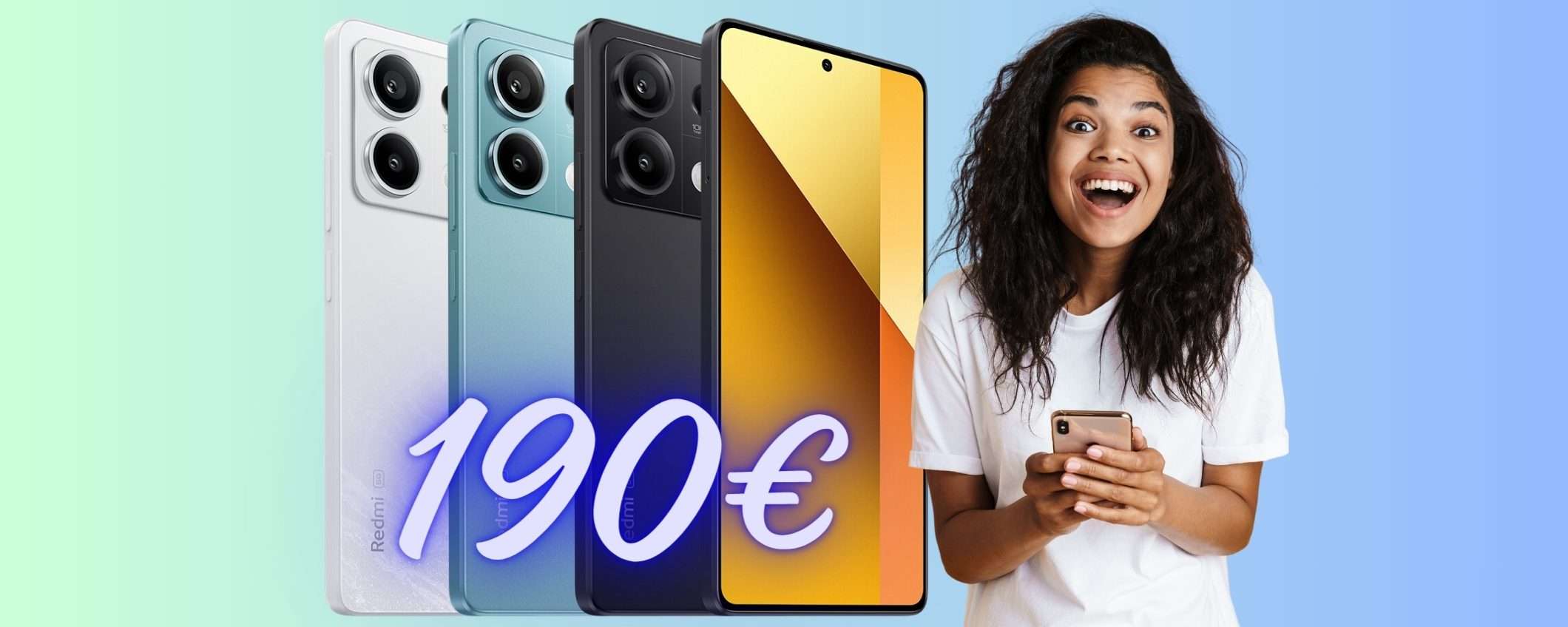 Xiaomi Redmi Note 13 5G a soli 190€ è un AFFARE PAZZESCO (eBay) Xiaomi Redmi Note 13 5G a soli 190€ è un AFFARE PAZZESCO (eBay)