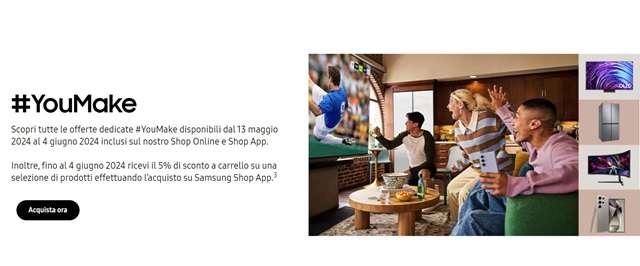 youmake samsung acquista ora