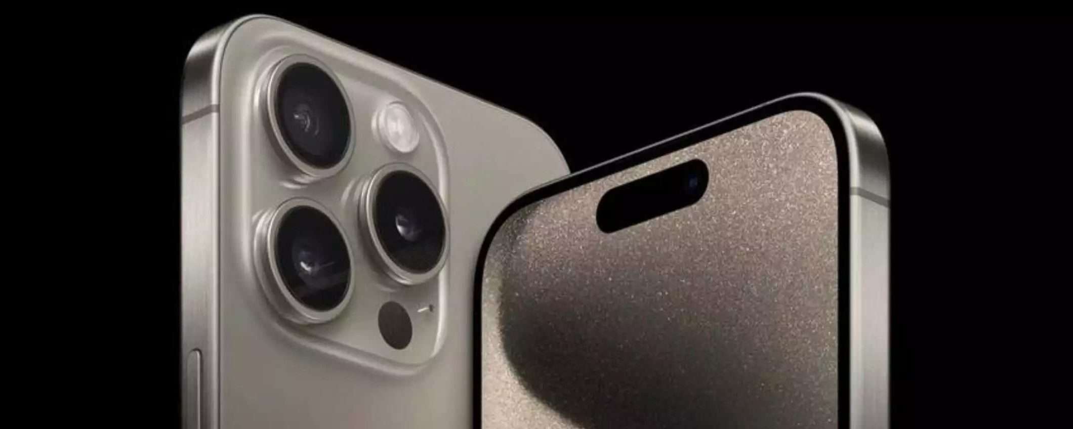 iPhone 15 Pro Max (256 GB): nuovo MINIMO STORICO su Amazon iPhone 15 Pro Max (256 GB): nuovo MINIMO STORICO su Amazon