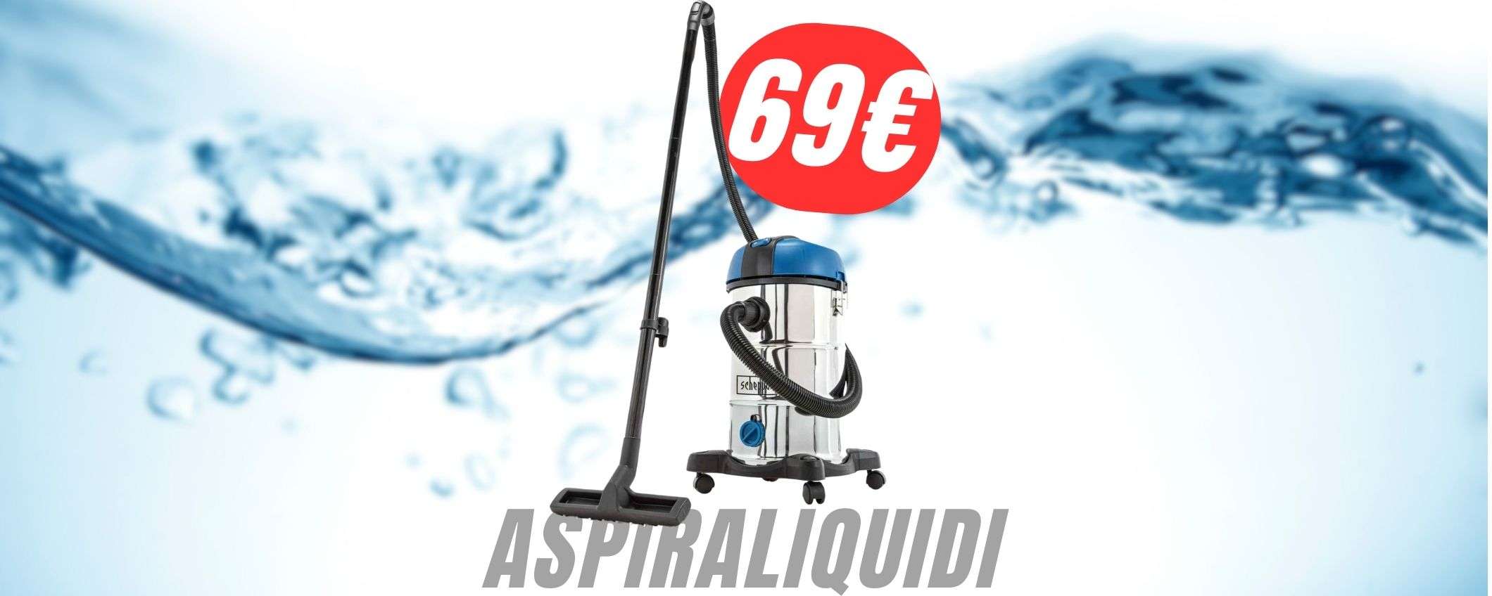 Questo bidone ASPIRALIQUIDI crolla a soli 69€ con lo SCONTO eBay! Questo bidone ASPIRALIQUIDI crolla a soli 69€ con lo SCONTO eBay!