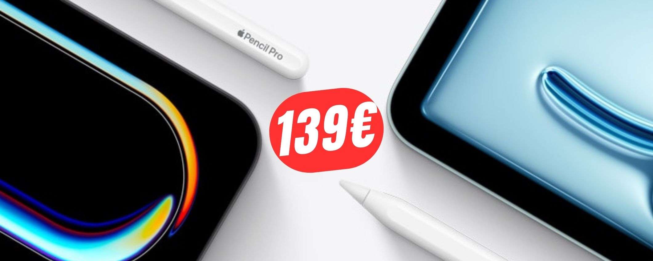 Apple Pencil Pro è già in OFFERTA su Amazon! Apple Pencil Pro è già in OFFERTA su Amazon!
