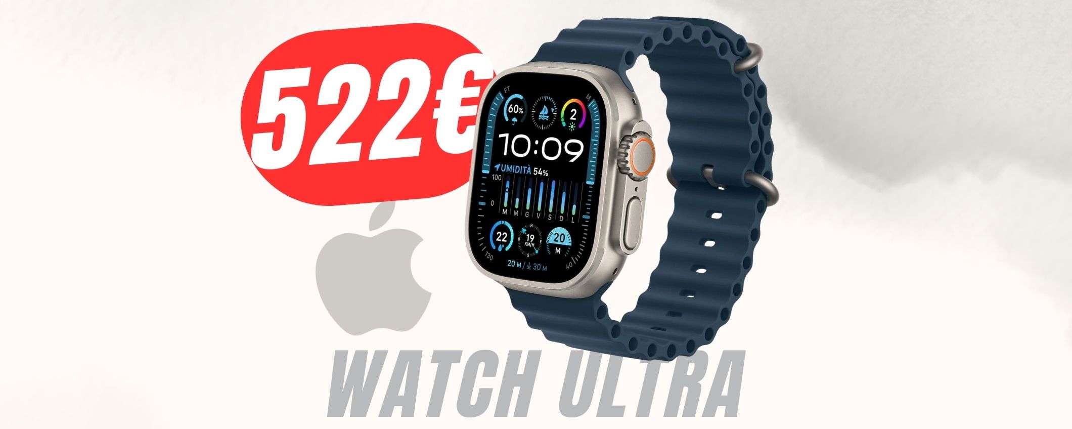 Apple Watch Ultra a 522€ grazie al COUPON eBay: fai presto! Apple Watch Ultra a 522€ grazie al COUPON eBay: fai presto!