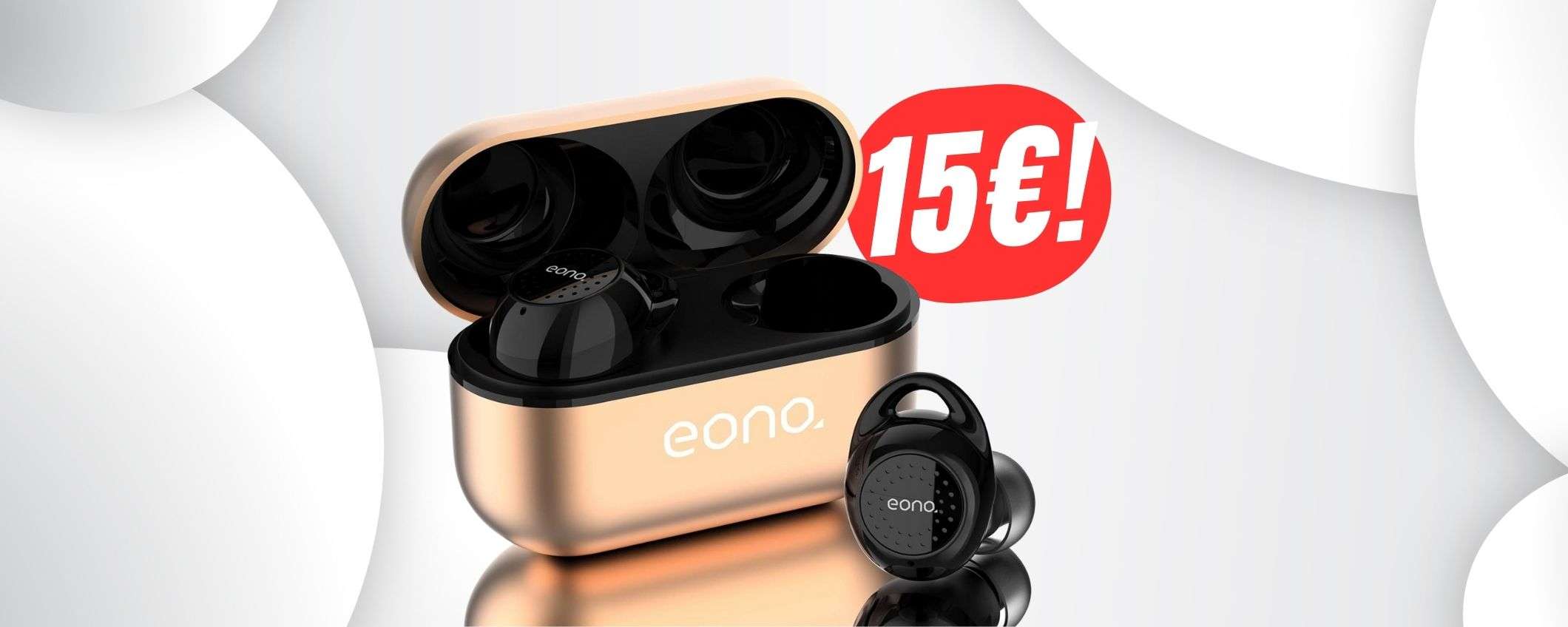 Questi AURICOLARI wireless costano solo 15€ grazie al DOPPIO SCONTO! Questi AURICOLARI wireless costano solo 15€ grazie al DOPPIO SCONTO!