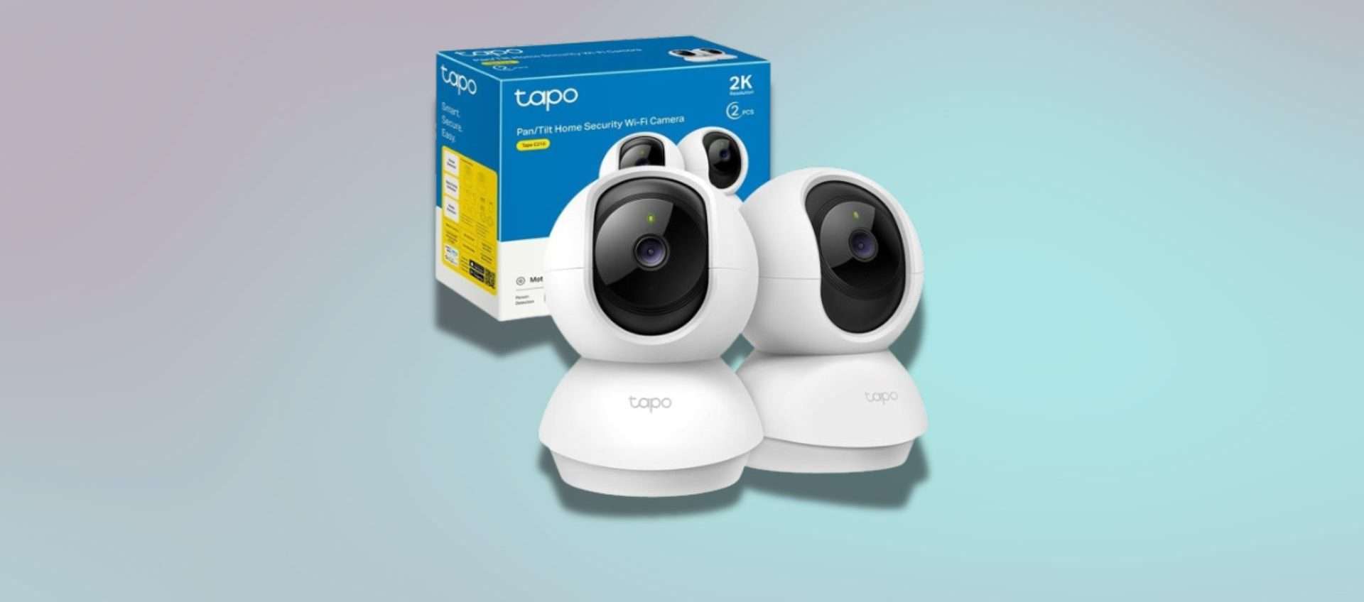 TP-Link Tapo C210P2: due telecamera di sorveglianza ad un prezzo favoloso TP-Link Tapo C210P2: due telecamera di sorveglianza ad un prezzo favoloso