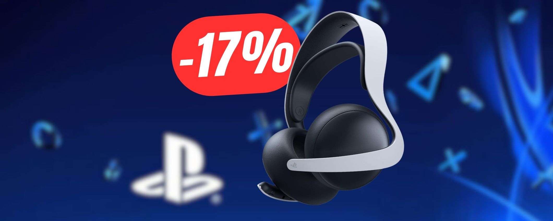 Le CUFFIE ufficiali PlayStation sono wireless (e in SCONTO del -17%) Le CUFFIE ufficiali PlayStation sono wireless (e in SCONTO del -17%)