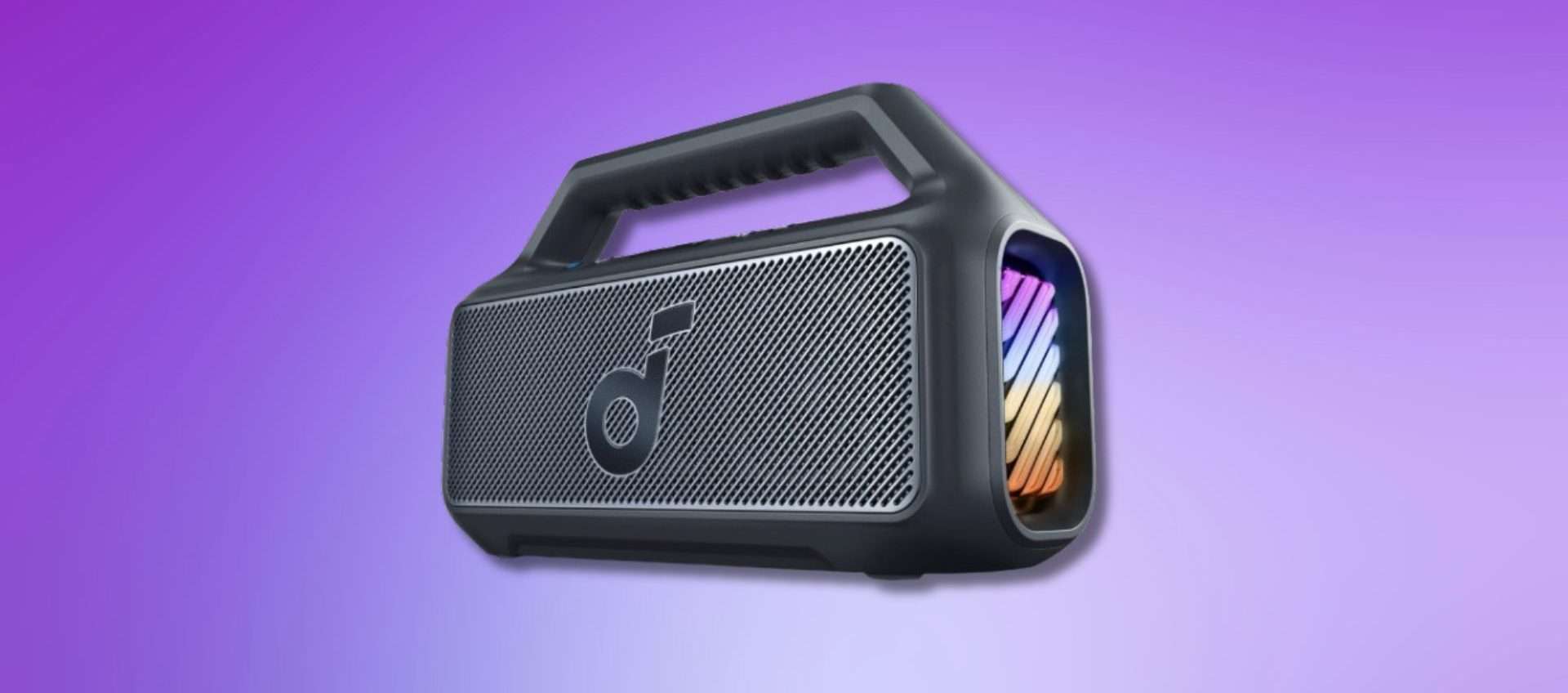 Cassa Soundcore, tua con il 23% di sconto: audio potente, tanta autonomia e illuminazione LED Cassa Soundcore, tua con il 23% di sconto: audio potente, tanta autonomia e illuminazione LED