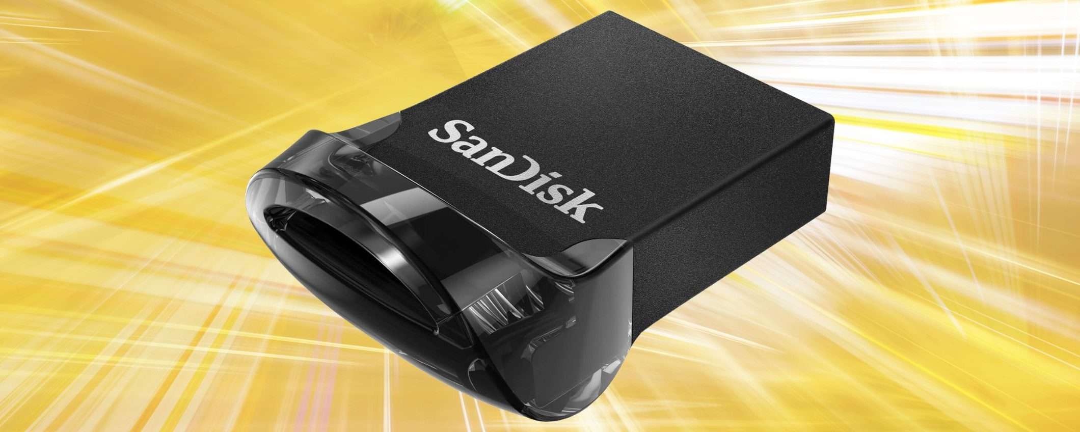 Chiavetta USB 64GB SanDisk MINUSCOLA: anche il prezzo (solo 7,38€) Chiavetta USB 64GB SanDisk MINUSCOLA: anche il prezzo (solo 7,38€)