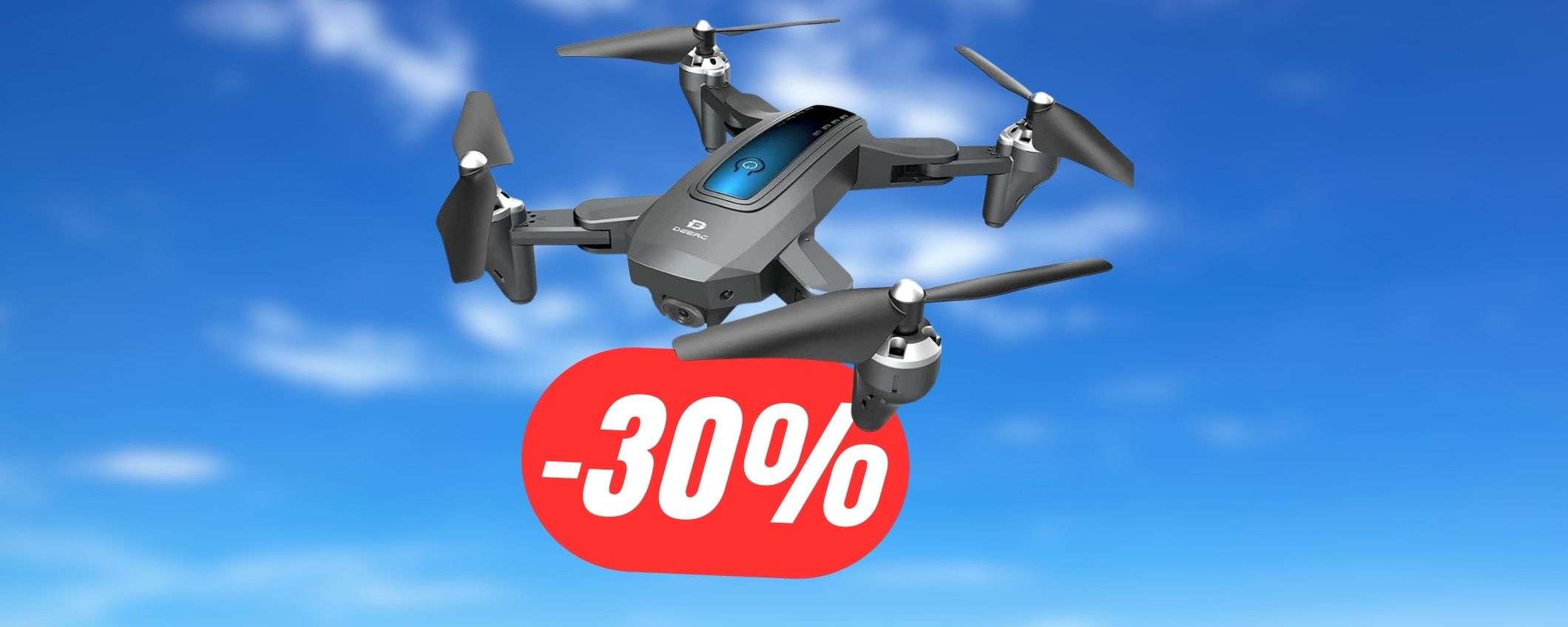 Questo DRONE ha una videocamera 2K e costa solo 69€! Questo DRONE ha una videocamera 2K e costa solo 69€!