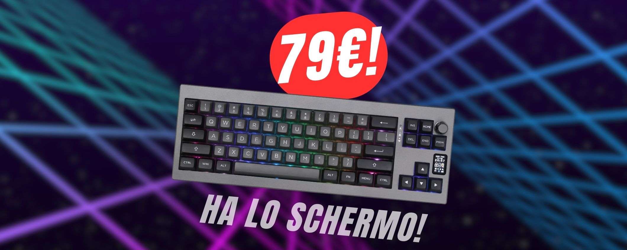 Questa TASTIERA MECCANICA ha lo SCHERMO (e non è mai costata così poco!) Questa TASTIERA MECCANICA ha lo SCHERMO (e non è mai costata così poco!)