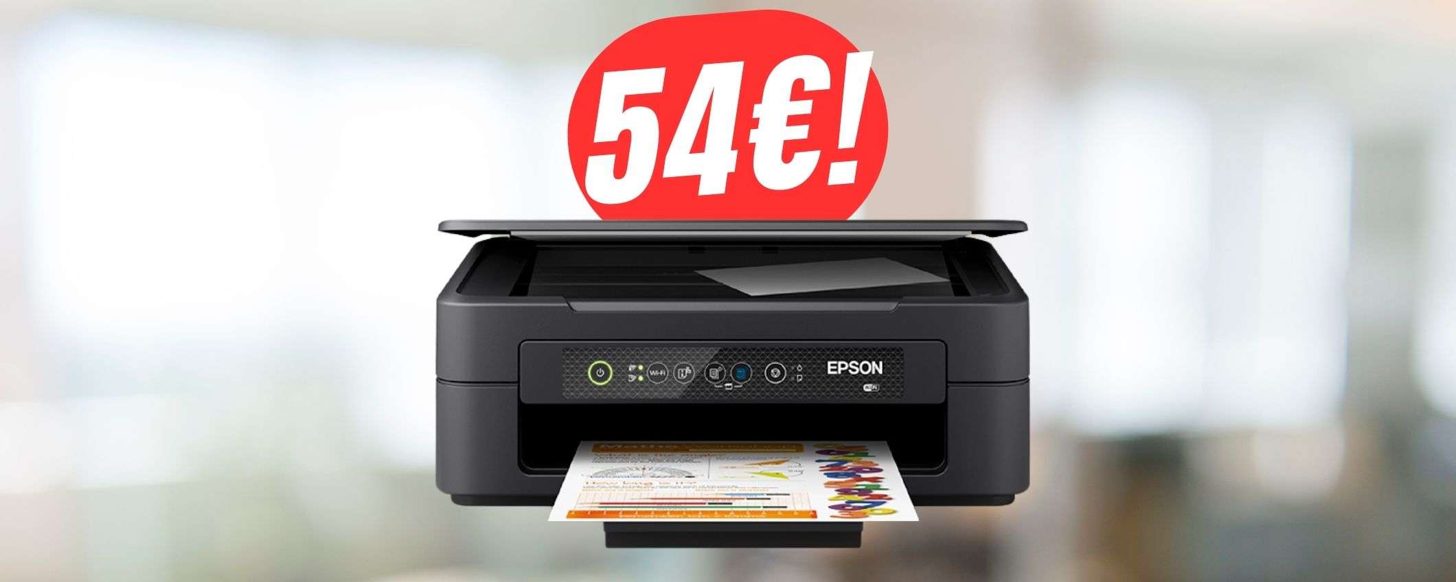 Stampa da casa con la fotocopiatrice/scanner Epson in OFFERTA (54€) Stampa da casa con la fotocopiatrice/scanner Epson in OFFERTA (54€)