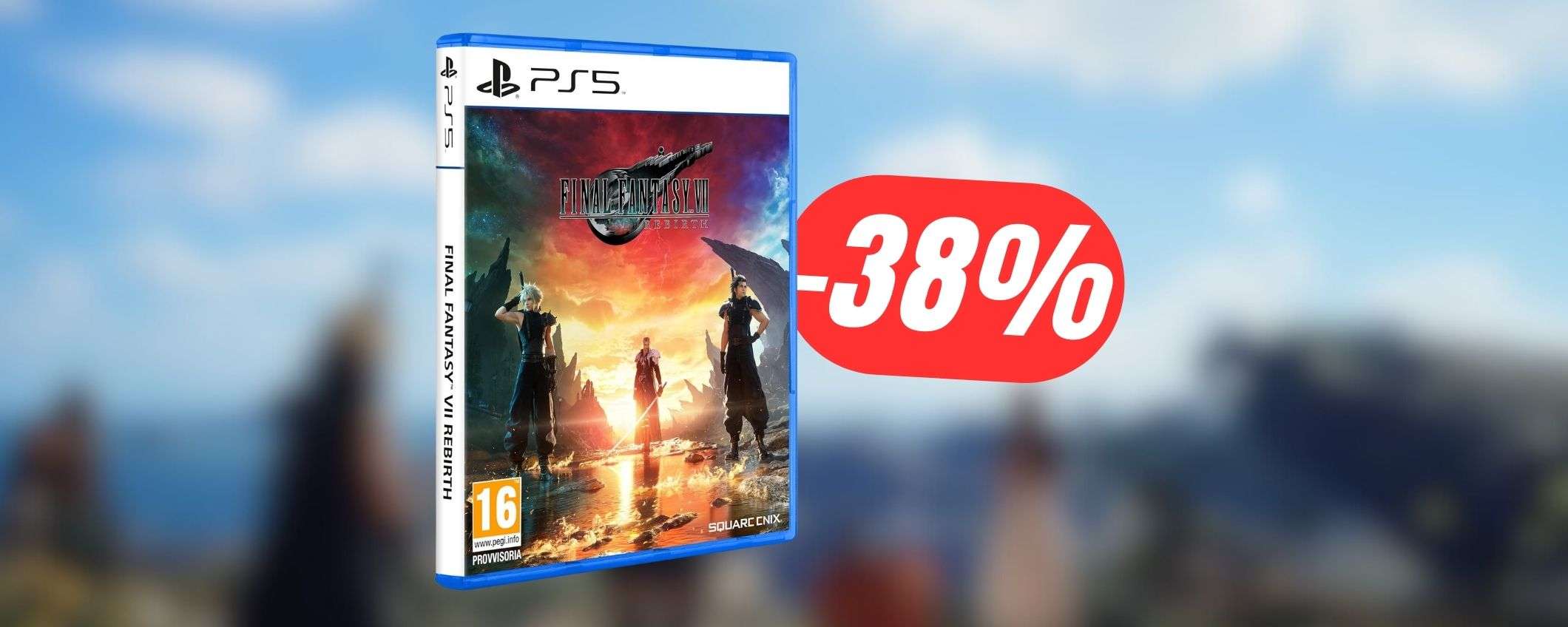 Sconto del -38% per il nuovissimo Final Fantasy VII Rebirth (PS5)! Sconto del -38% per il nuovissimo Final Fantasy VII Rebirth (PS5)!