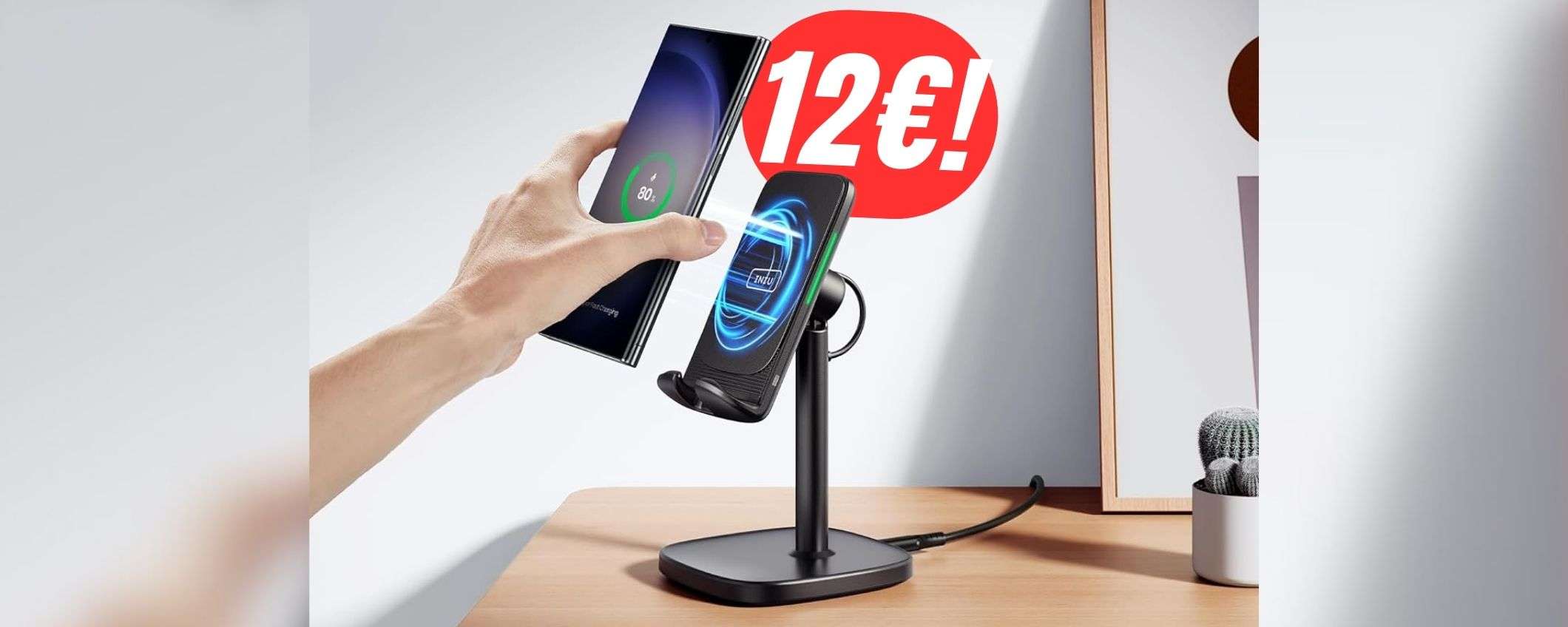 Caricatore WIRELESS a 12€?! Sì, grazie al DOPPIO COUPON! Caricatore WIRELESS a 12€?! Sì, grazie al DOPPIO COUPON!