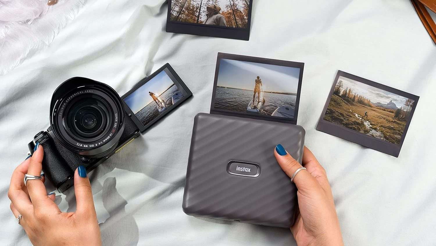 Mini stampante portatile Fujifilm Instax Link WIDE: prezzo bomba su Amazon