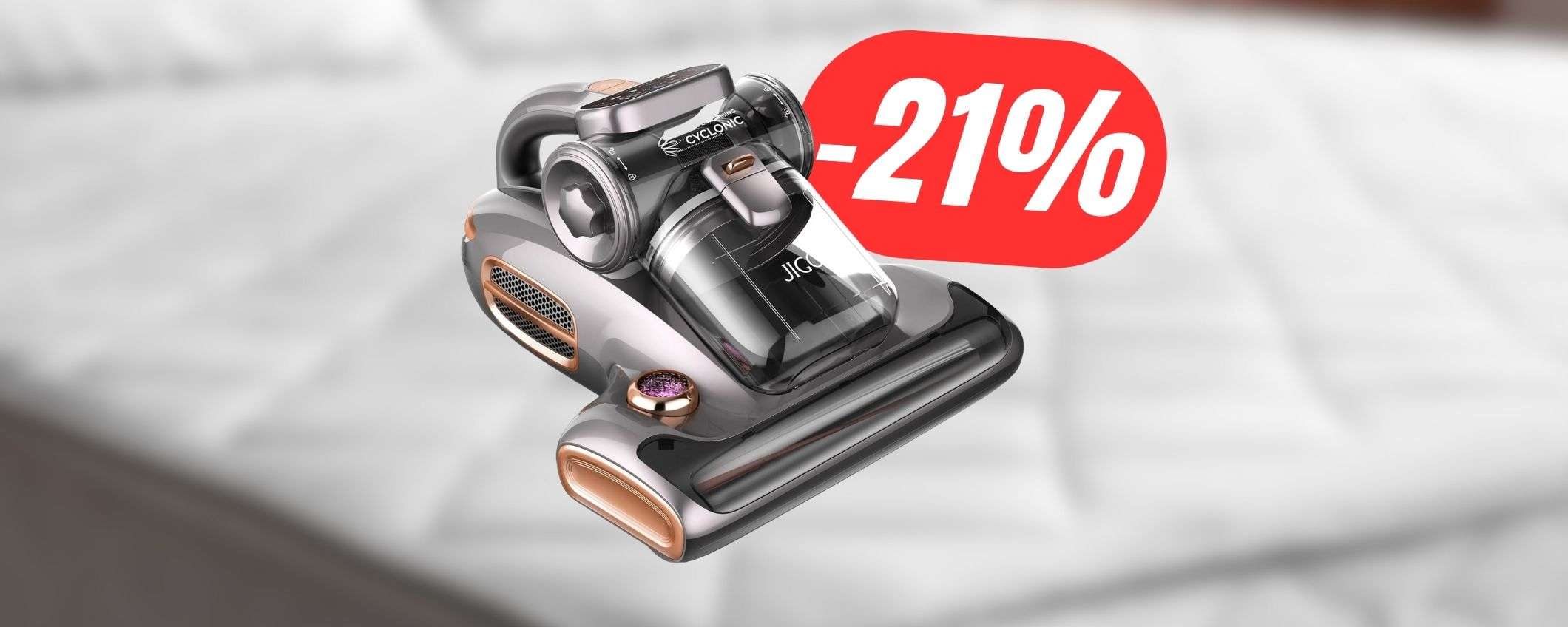 Pulisci in profondità i tuoi materassi con l'aspiratore in OFFERTA su Amazon! Pulisci in profondità i tuoi materassi con l'aspiratore in OFFERTA su Amazon!