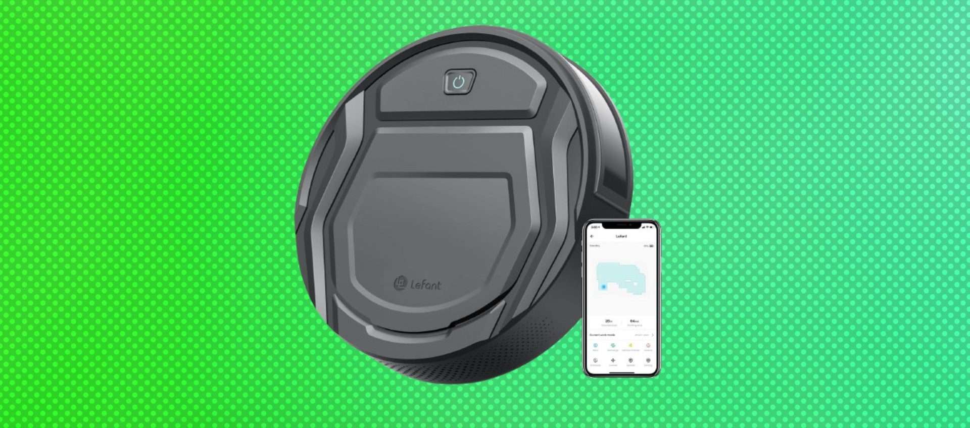Robot aspirapolvere a soli 99,99€, c'è il 58% di sconto: il Lefant M210 Pro è potente e affidabile Robot aspirapolvere a soli 99,99€, c'è il 58% di sconto: il Lefant M210 Pro è potente e affidabile