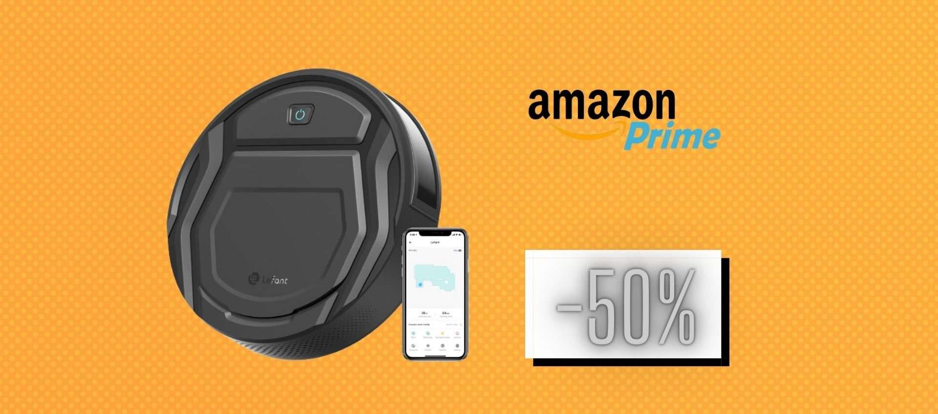 Robot aspirapolvere Lefant M210 Pro in offerta: il prezzo crolla del 50% Robot aspirapolvere Lefant M210 Pro in offerta: il prezzo crolla del 50%