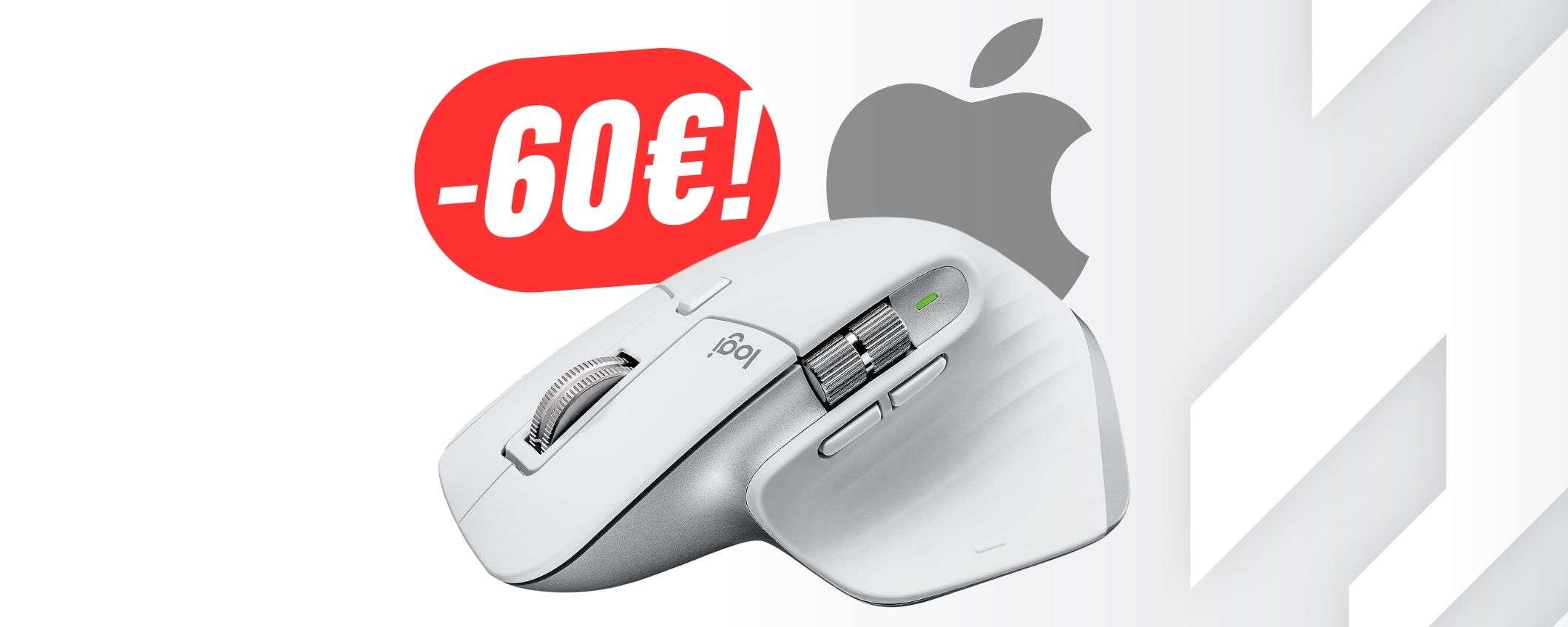 Il miglior mouse per Mac è lui (e lo paghi -60€ in meno con lo SCONTO Amazon) Il miglior mouse per Mac è lui (e lo paghi -60€ in meno con lo SCONTO Amazon)