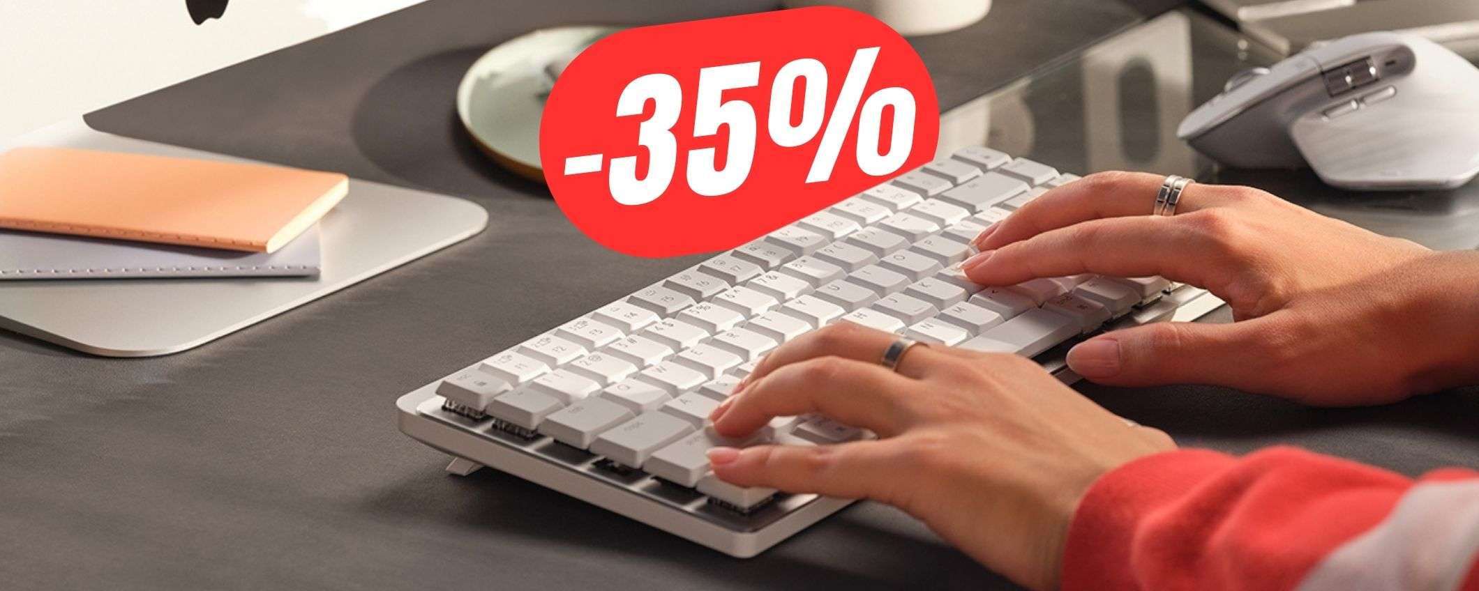 La miglior TASTIERA meccanica per scrivere su Mac è in SCONTO (-35%) La miglior TASTIERA meccanica per scrivere su Mac è in SCONTO (-35%)