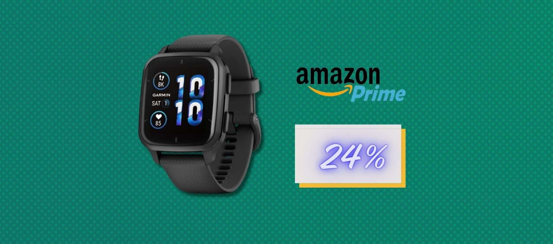 Garmin Venu Sq 2 in offerta: 11 ore di autonomia e sensori top Garmin Venu Sq 2 in offerta: 11 ore di autonomia e sensori top