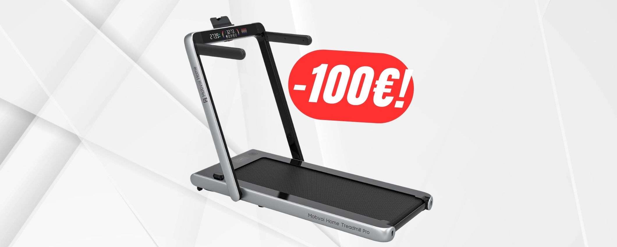 Allenati nel tuo salotto con il TAPIS ROULANT a 100€ in meno grazie ad Amazon! Allenati nel tuo salotto con il TAPIS ROULANT a 100€ in meno grazie ad Amazon!