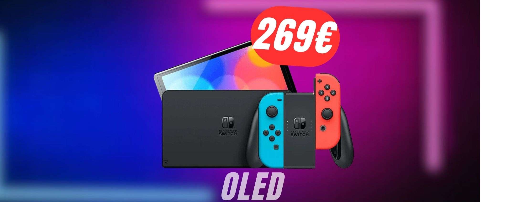 RISPARMIA -130€ su Nintendo Switch OLED grazie allo sconto del 33%! RISPARMIA -130€ su Nintendo Switch OLED grazie allo sconto del 33%!