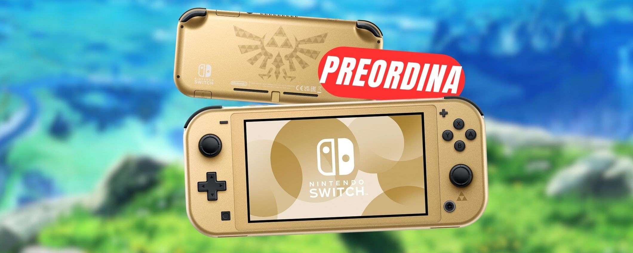 PREORDINI aperti per la Nintendo Switch Lite di ZELDA su Amazon! PREORDINI aperti per la Nintendo Switch Lite di ZELDA su Amazon!