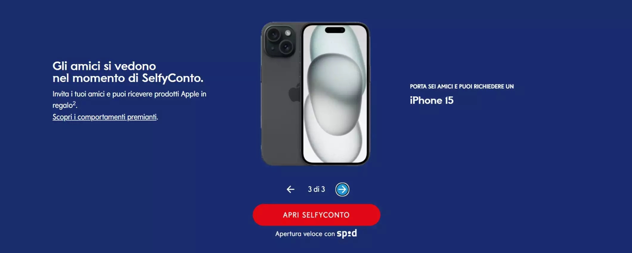 iPhone 15 in omaggio