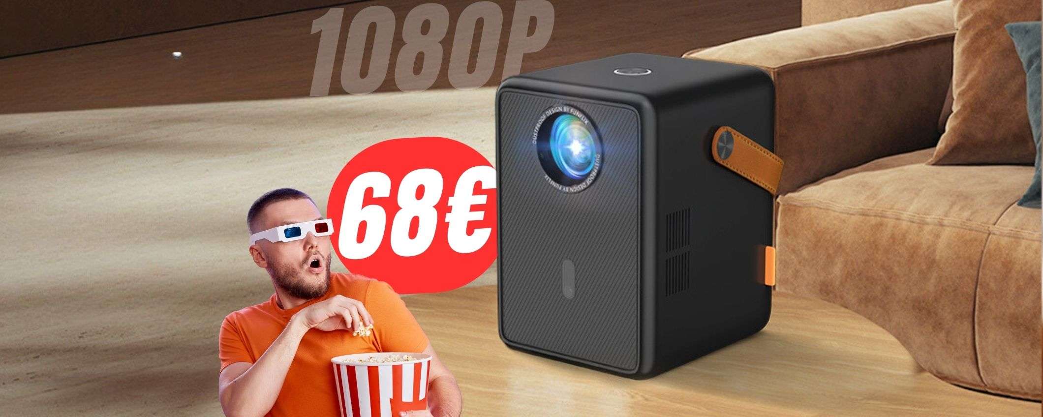 Cinema in casa con il MINI-PROIETTORE 1080P al prezzo più basso mai visto (68€!) Cinema in casa con il MINI-PROIETTORE 1080P al prezzo più basso mai visto (68€!)