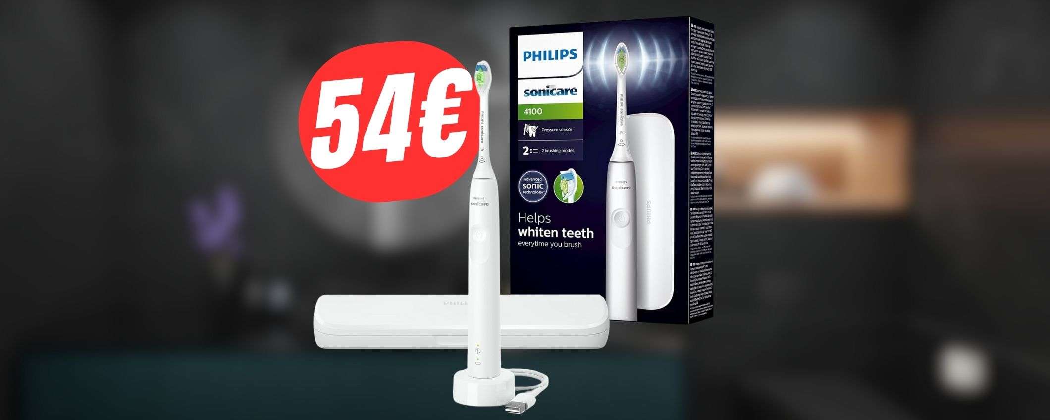Questo spazzolino elettrico di Philips costa -30€ in meno su Amazon! Questo spazzolino elettrico di Philips costa -30€ in meno su Amazon!