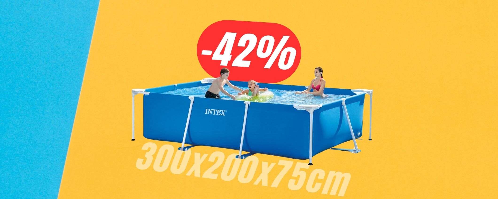 Vivi un'estate da sogno con la piscina (3x2m) scontata del -42%! Vivi un'estate da sogno con la piscina (3x2m) scontata del -42%!