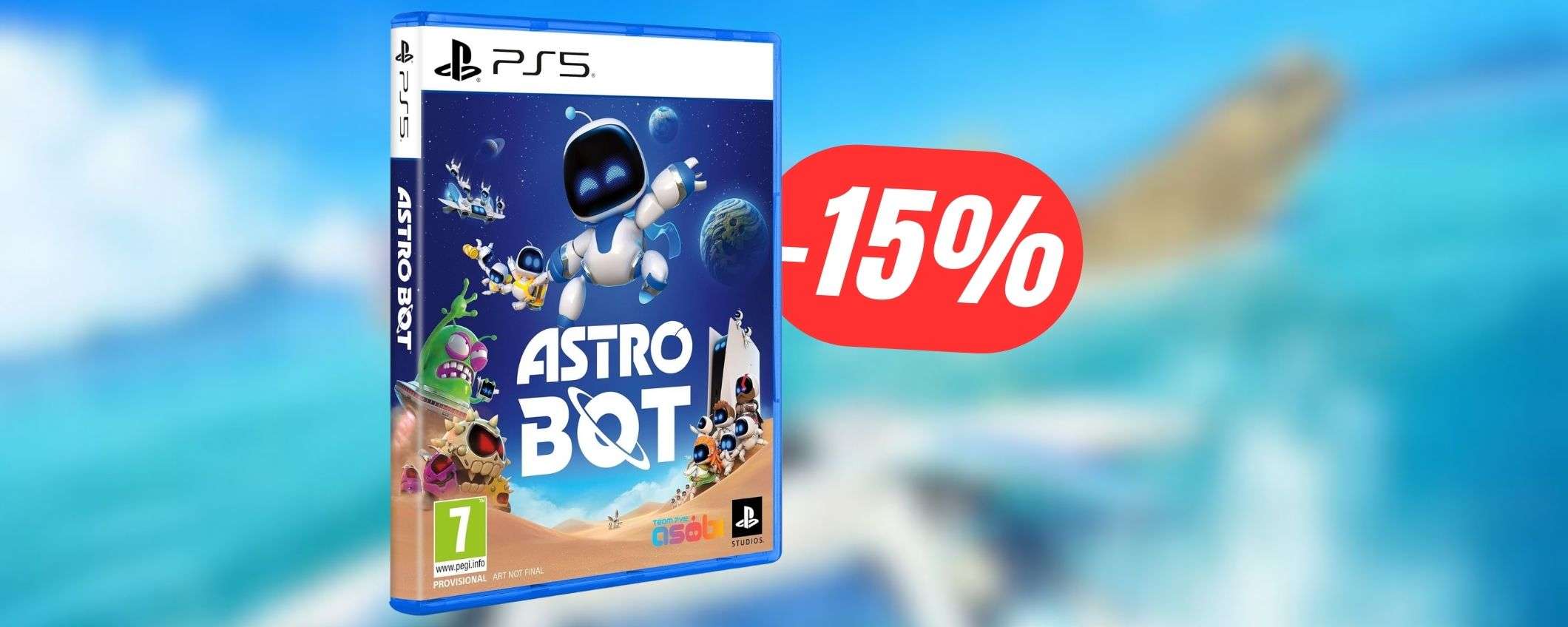 Risparmia su ASTRO BOT per PS5 (in PREORDINE al -15%!) Risparmia su ASTRO BOT per PS5 (in PREORDINE al -15%!)