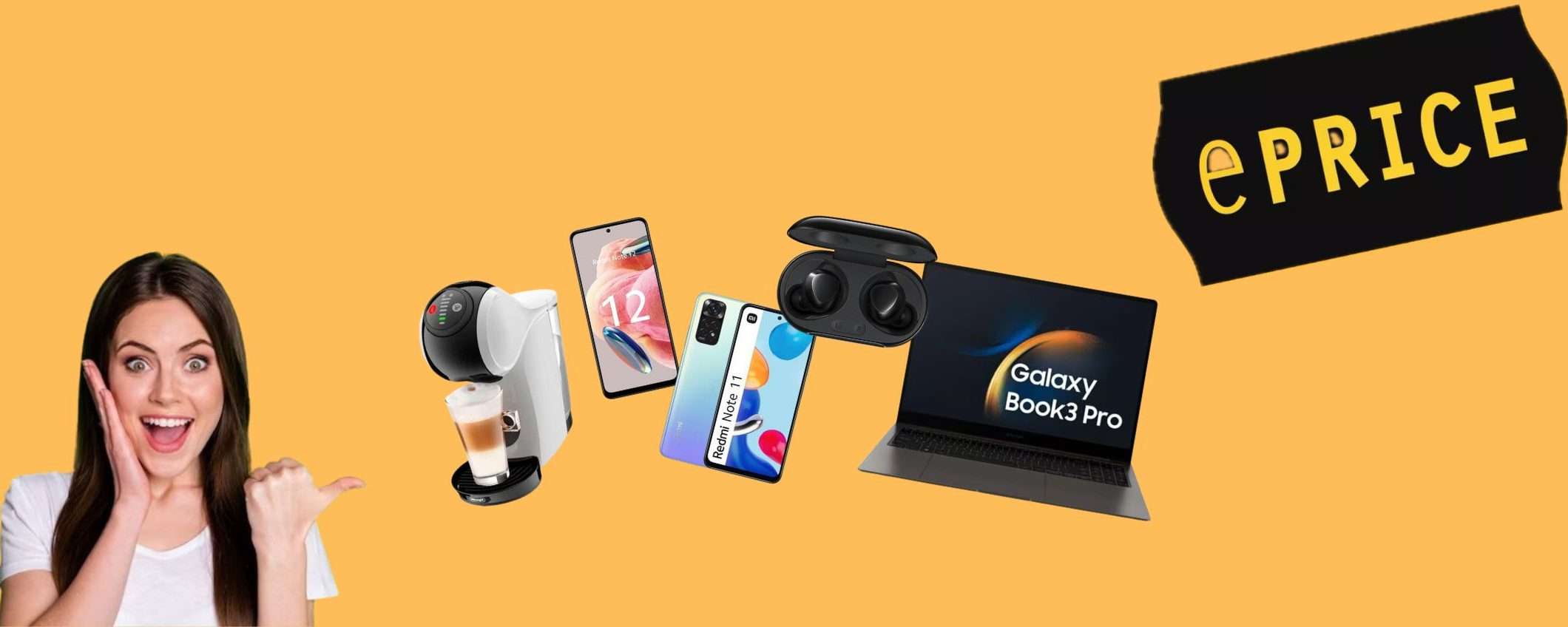 ePrice lancia SCONTI ALLA ROVESCIA: le migliori 5 offerte tech del giorno