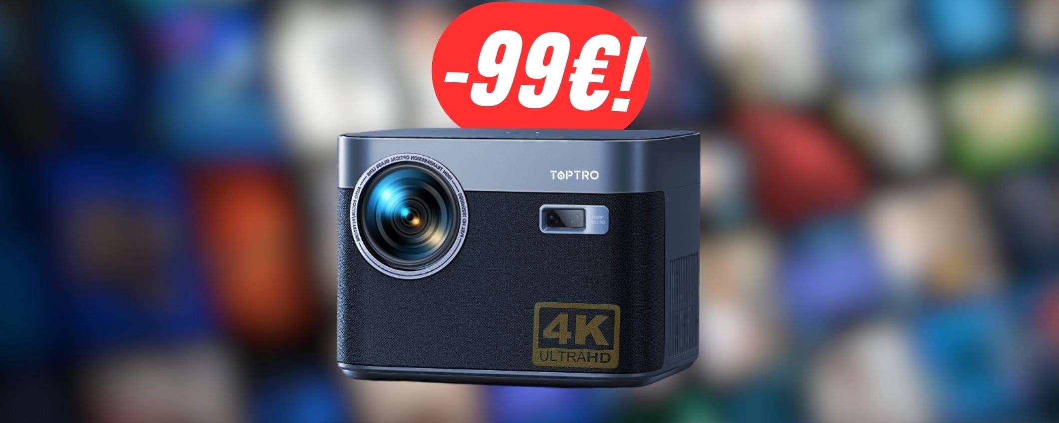 -99€ sul PROIETTORE 4K che trasforma la tua casa in un cinema! -99€ sul PROIETTORE 4K che trasforma la tua casa in un cinema!