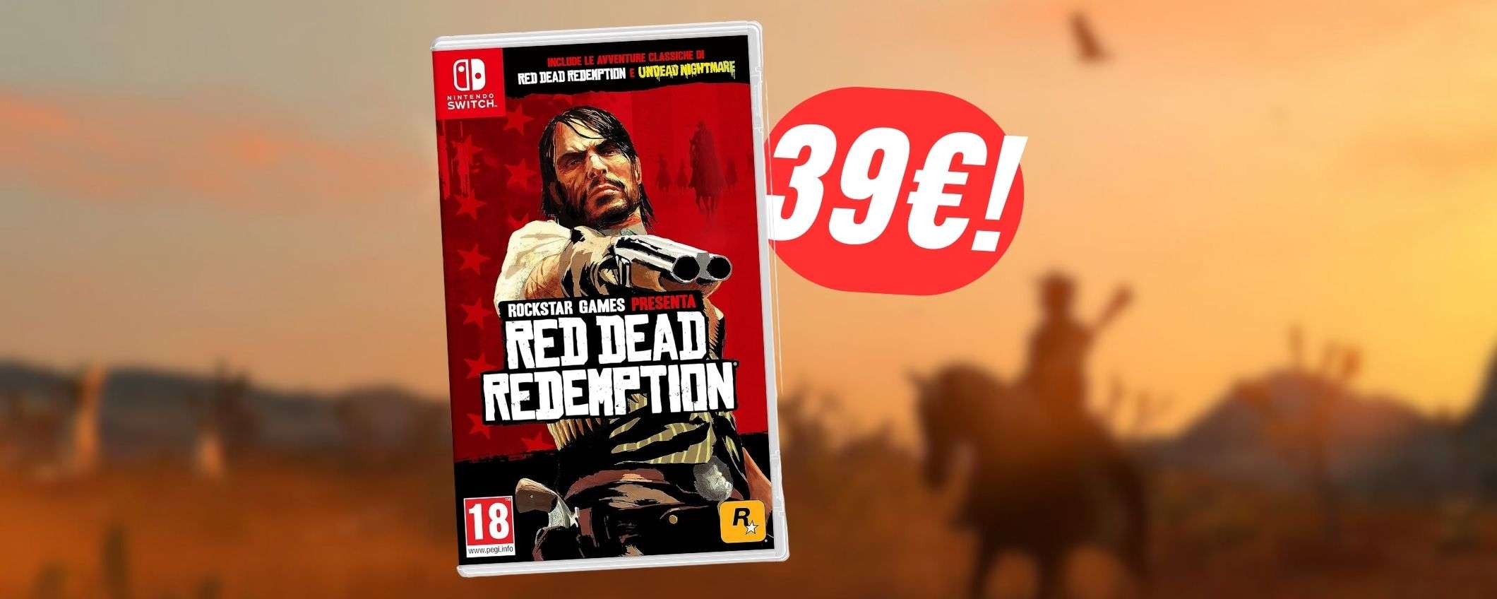 Vivi il vecchio west sulla tua Nintendo Switch con Red Dead Redemption in OFFERTA! Vivi il vecchio west sulla tua Nintendo Switch con Red Dead Redemption in OFFERTA!