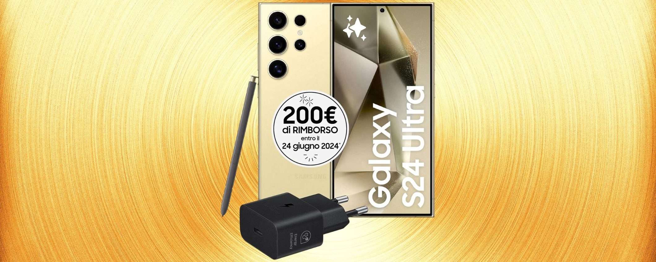 Samsung Galaxy S24 Ultra: triplo sconto FOLLIA su Amazon, puoi risparmiare 741 euro Samsung Galaxy S24 Ultra: triplo sconto FOLLIA su Amazon, puoi risparmiare 741 euro