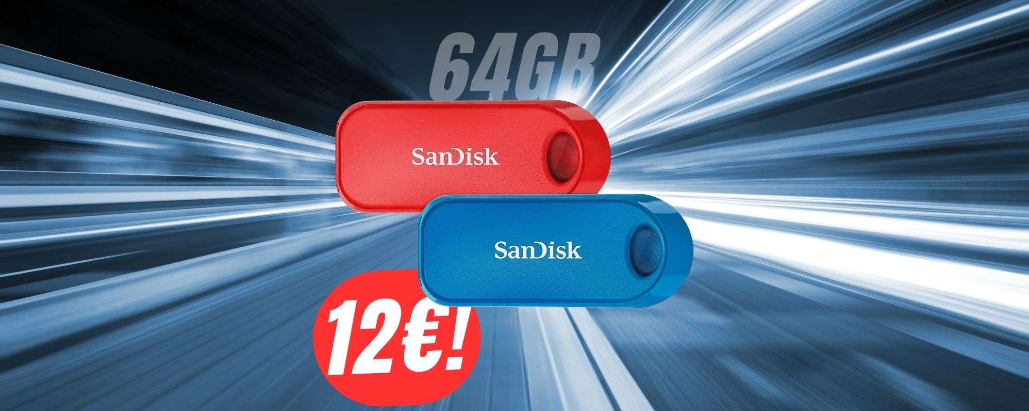 64GB a soli 12€: prezzaccio per le due chiavette SanDisk su Amazon! 64GB a soli 12€: prezzaccio per le due chiavette SanDisk su Amazon!