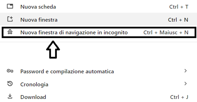 Navigazione in incognito: come e perché disattivarla