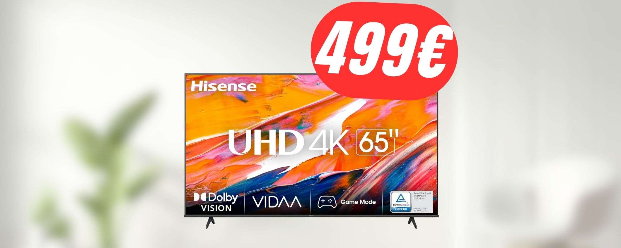 Preparati agli ottavi degli Europei con lo Smart TV Hisense: 65 Preparati agli ottavi degli Europei con lo Smart TV Hisense: 65