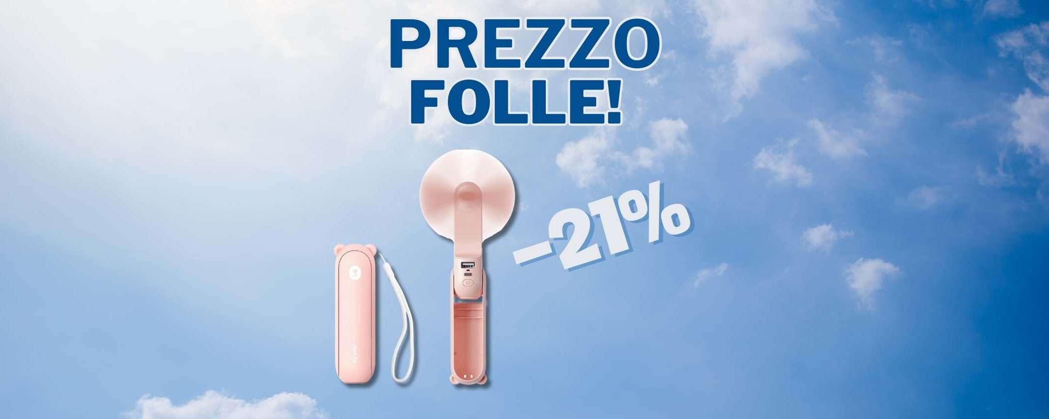 Mini ventilatore portatile contro il caldo (-21%) Mini ventilatore portatile contro il caldo (-21%)