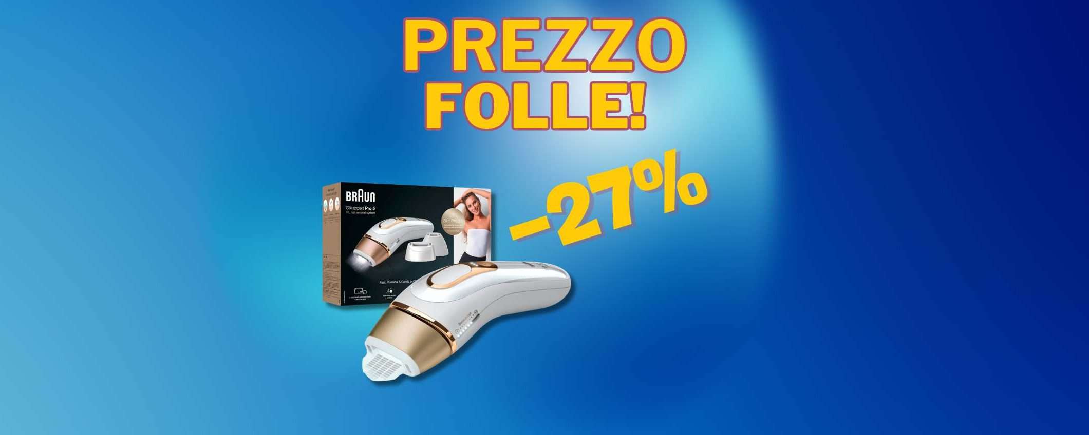 Di' addio ai peli con Braun Silk-expert Pro 5 (-27%) Di' addio ai peli con Braun Silk-expert Pro 5 (-27%)