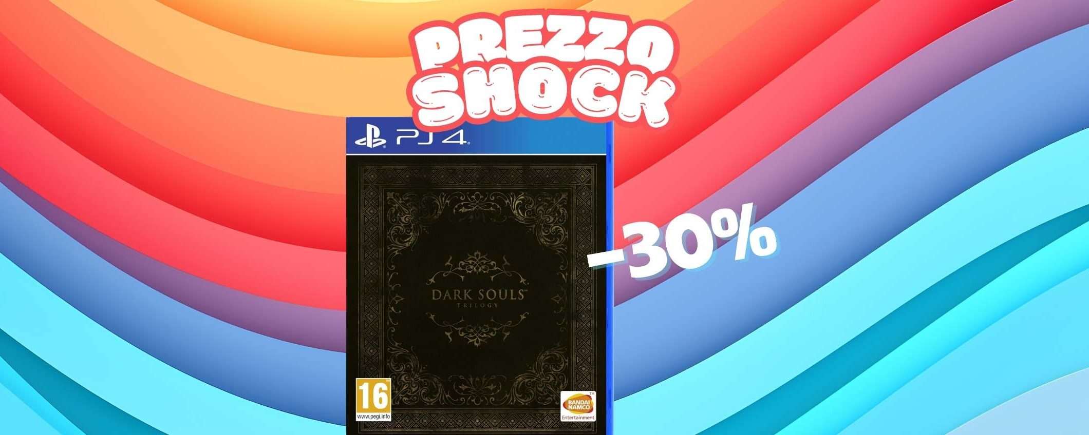 Dark Souls Trilogy in sconto del 30% solo su Amazon! Dark Souls Trilogy in sconto del 30% solo su Amazon!