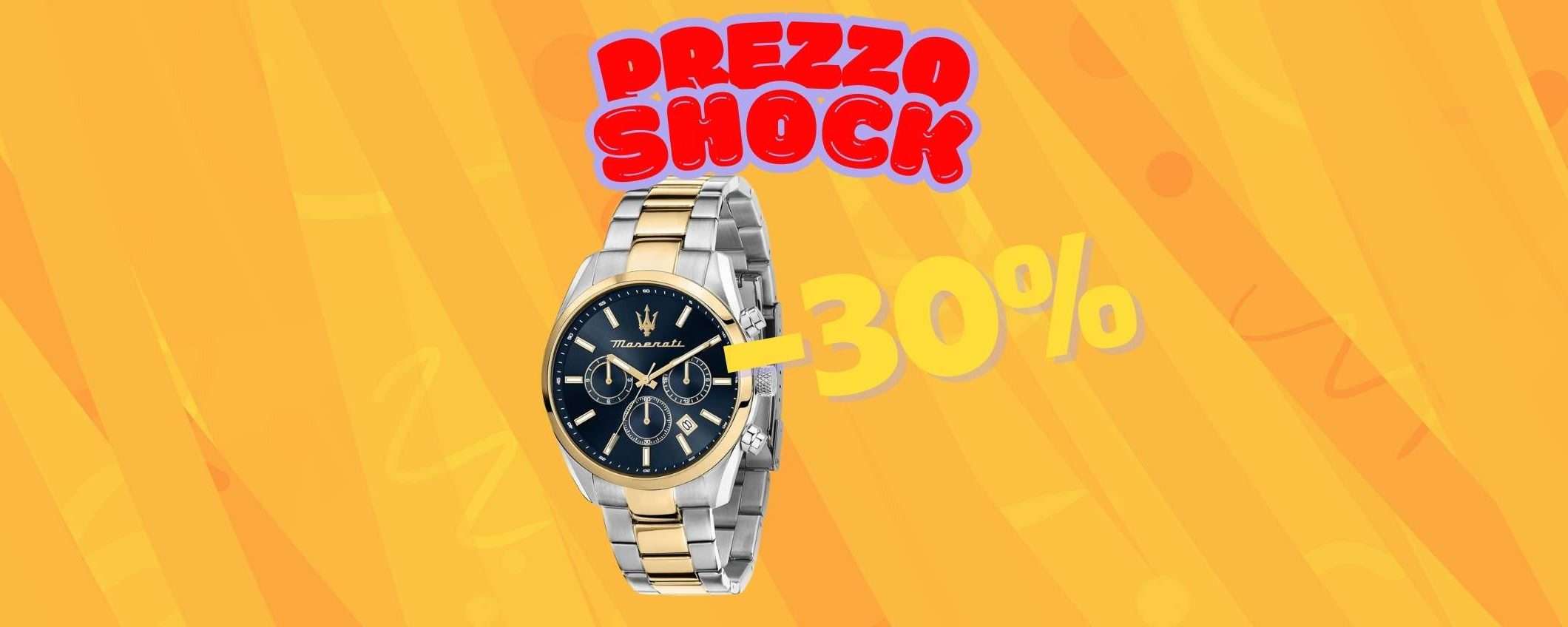 Orologio Maserati in edizione limitata in sconto del 30%