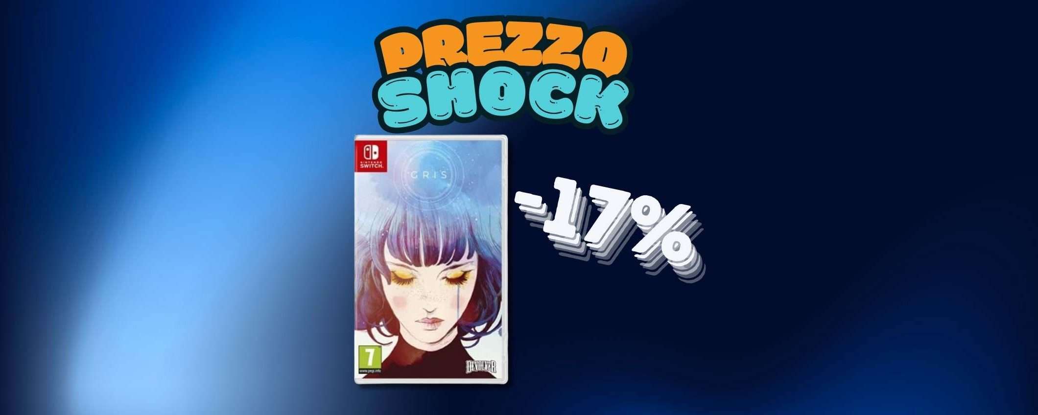 Gris per Nintendo Switch in sconto del 17%, prezzo SHOCK Gris per Nintendo Switch in sconto del 17%, prezzo SHOCK